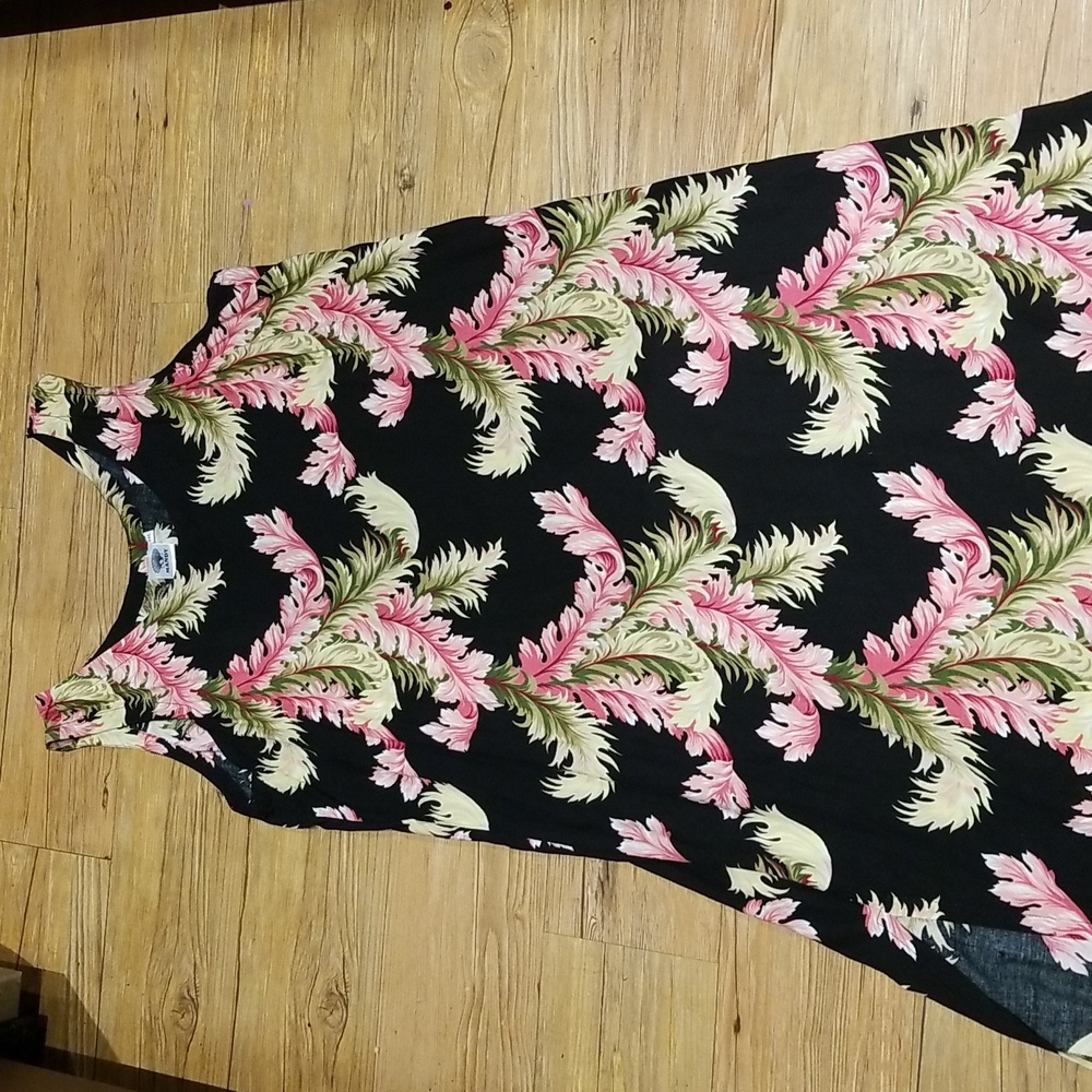 Floral Sleeveless Dress szXXL